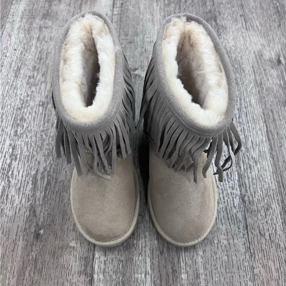 Koolaburra By UGG Kids Short Fringe Boots